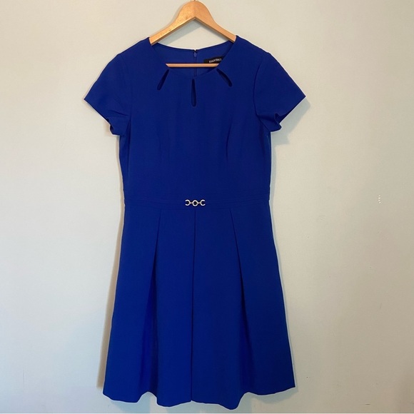 Ellen Tracy Dresses & Skirts - Ellen Tracy Blue A-line Mini Dress with Raglan Sleeves